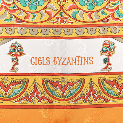 Hermes Silk Ciels Byzantins Scarf 90 5 of 7