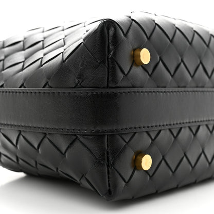 Bottega Veneta Calfskin Nappa Intrecciato Mini Wallace Black 9 of 10