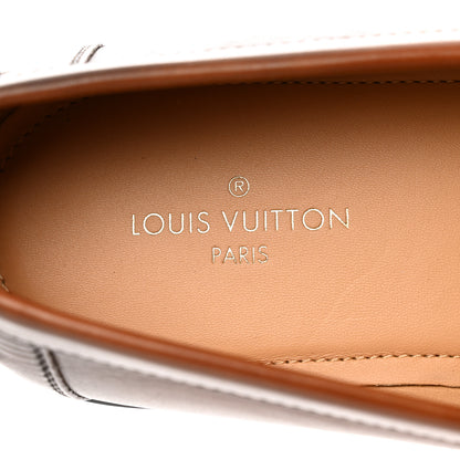 Louis Vuitton Calfskin Mens Major Loafers 7 Brown 7 of 8