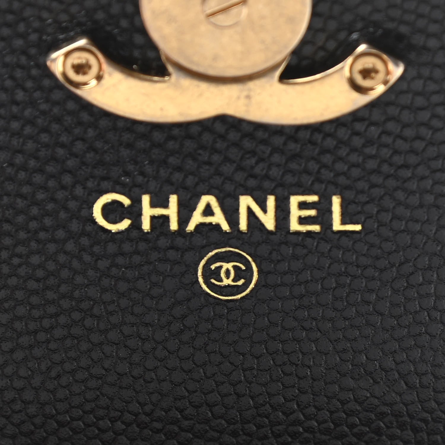 Chanel Caviar Quilted Bracelet On Chain Clutch Black 6 of 10