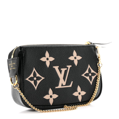 Louis Vuitton Empreinte Monogram Giant Mini Pochette Accessories Black 3 of 9