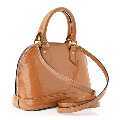 Louis Vuitton Vernis Alma BB Rose Velours 3 of 10