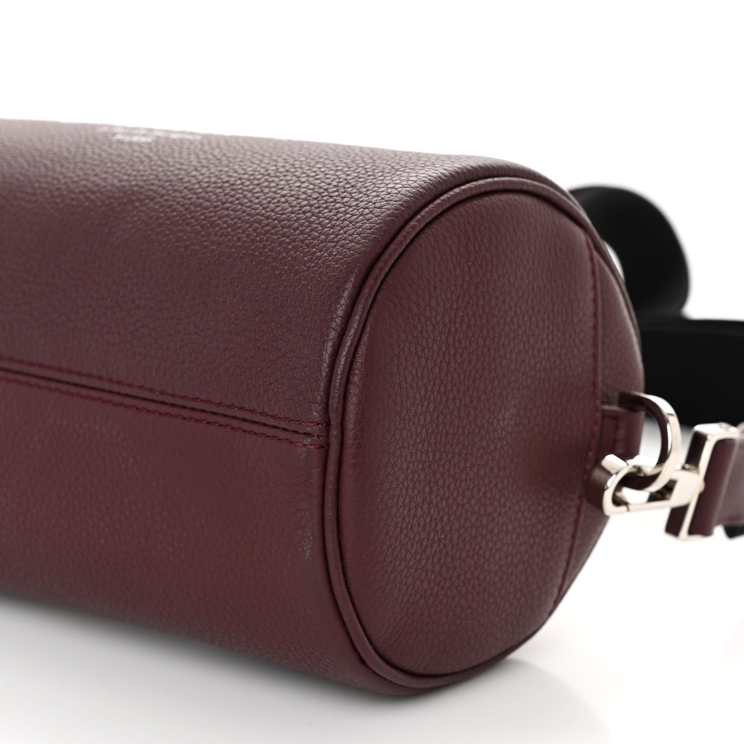 Christian Dior HOMME Grained Calfskin Mens Roller Pouch Burgundy 9 of 9
