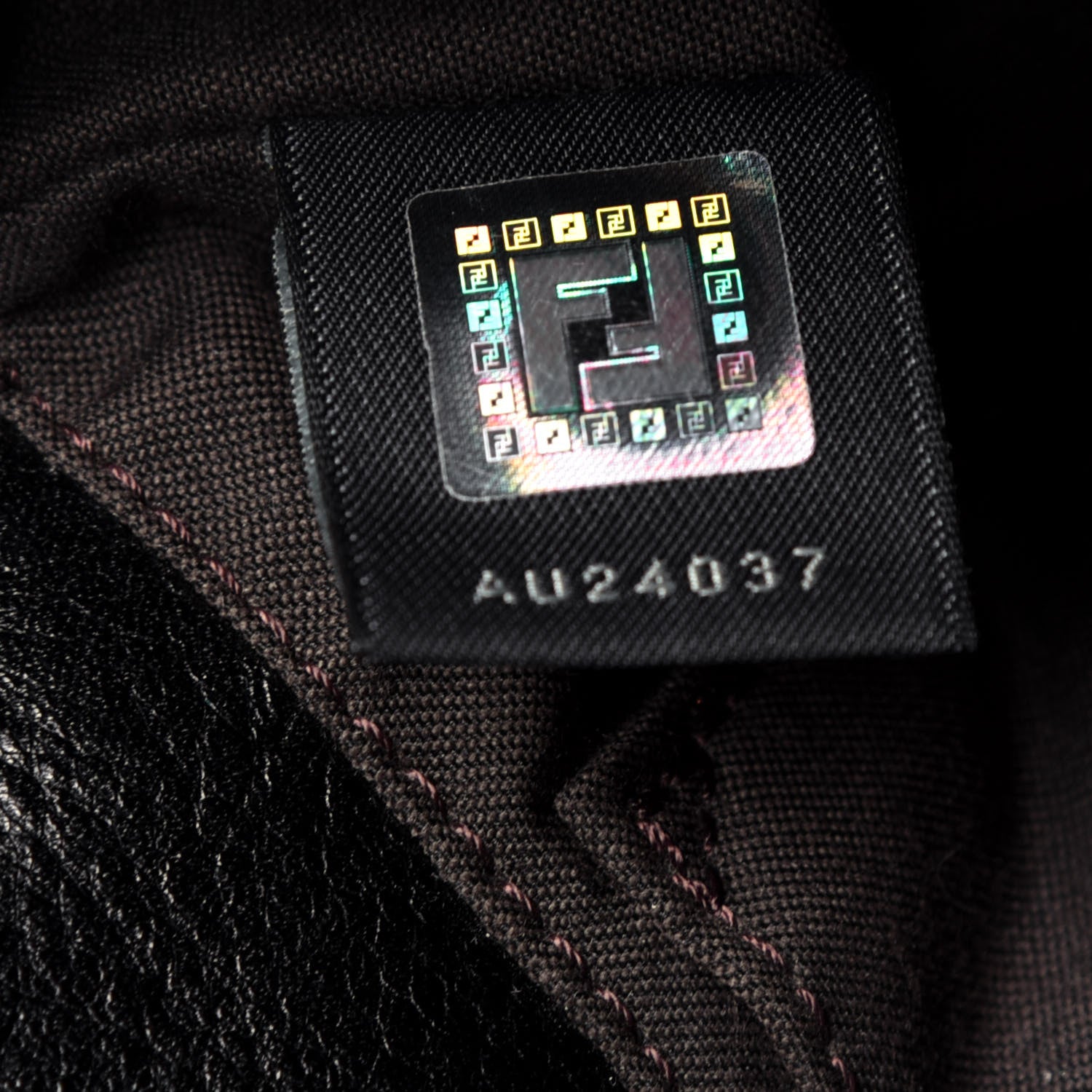 Fendi Calfskin Baguette Black 7 of 9