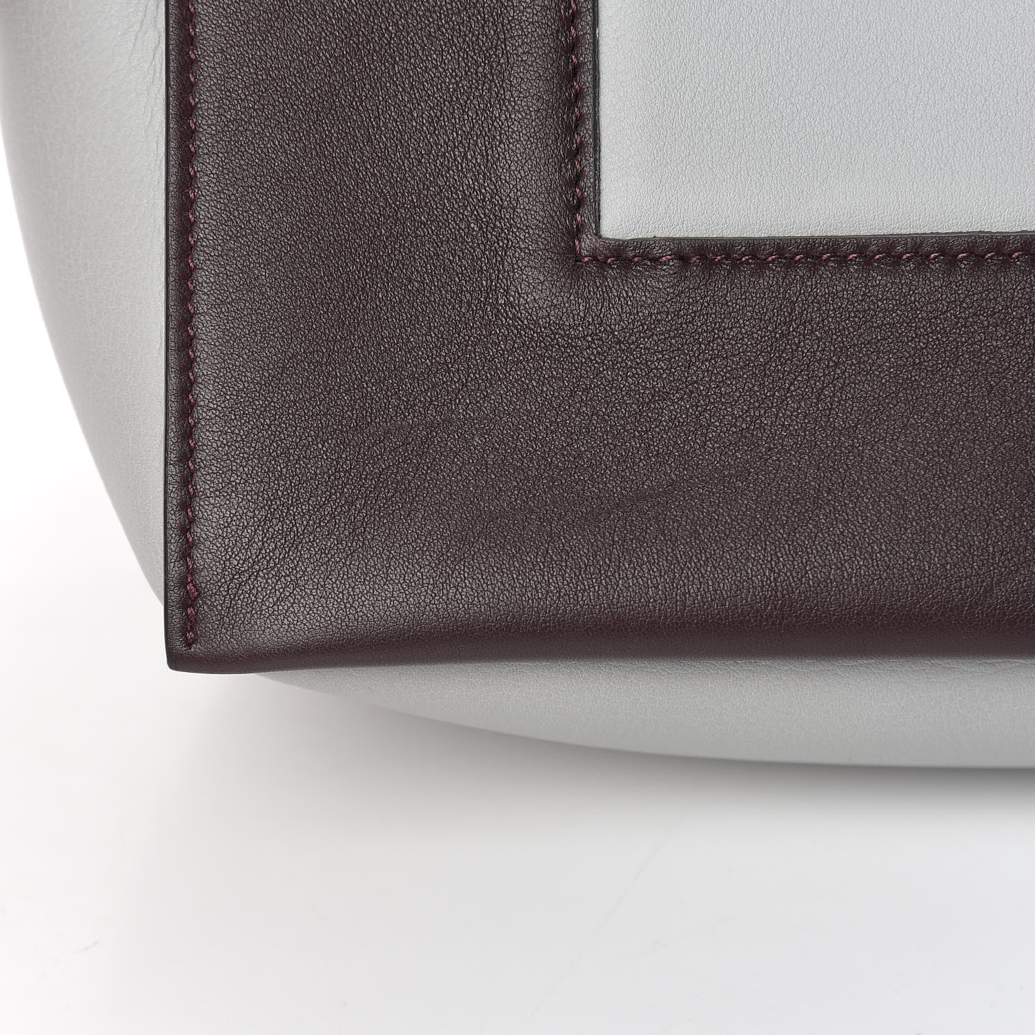 Celine Shiny Smooth Calfskin Medium Frame Shoulder Bag Burgundy Pearl Blue 14 of 14