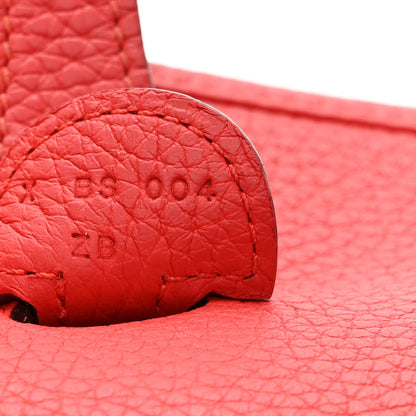 Hermes Taurillon Clemence Evelyne III PM Rouge Tomate 7 of 12
