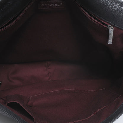 Chanel Iridescent Calfskin Quilted Large Gentle Boy Flap Black 6 of 8