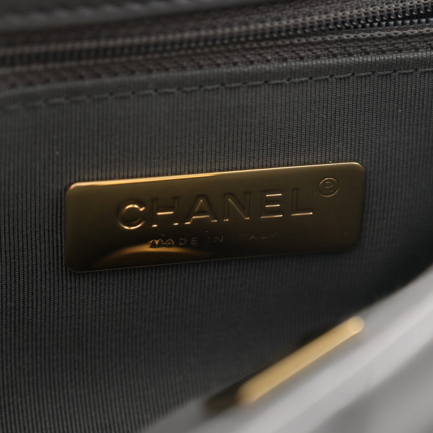 Chanel Lambskin Quilted Medium Chanel 19 Flap Dark Grey 6 of 10