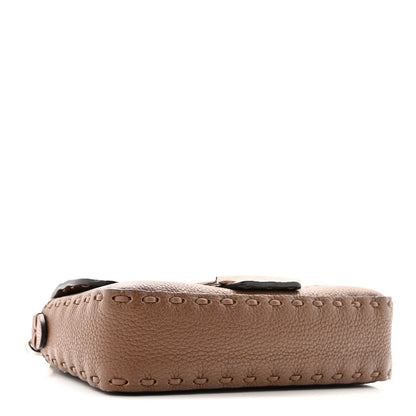 Fendi Cuoio Roma Sellerissima Nappa Sintetica Tape Stitch Mini Baguette Fettuccia 4 of 14