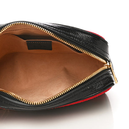 Gucci Suede Small Ophidia Belt Bag 95 38 Hibiscus Red 5 of 11