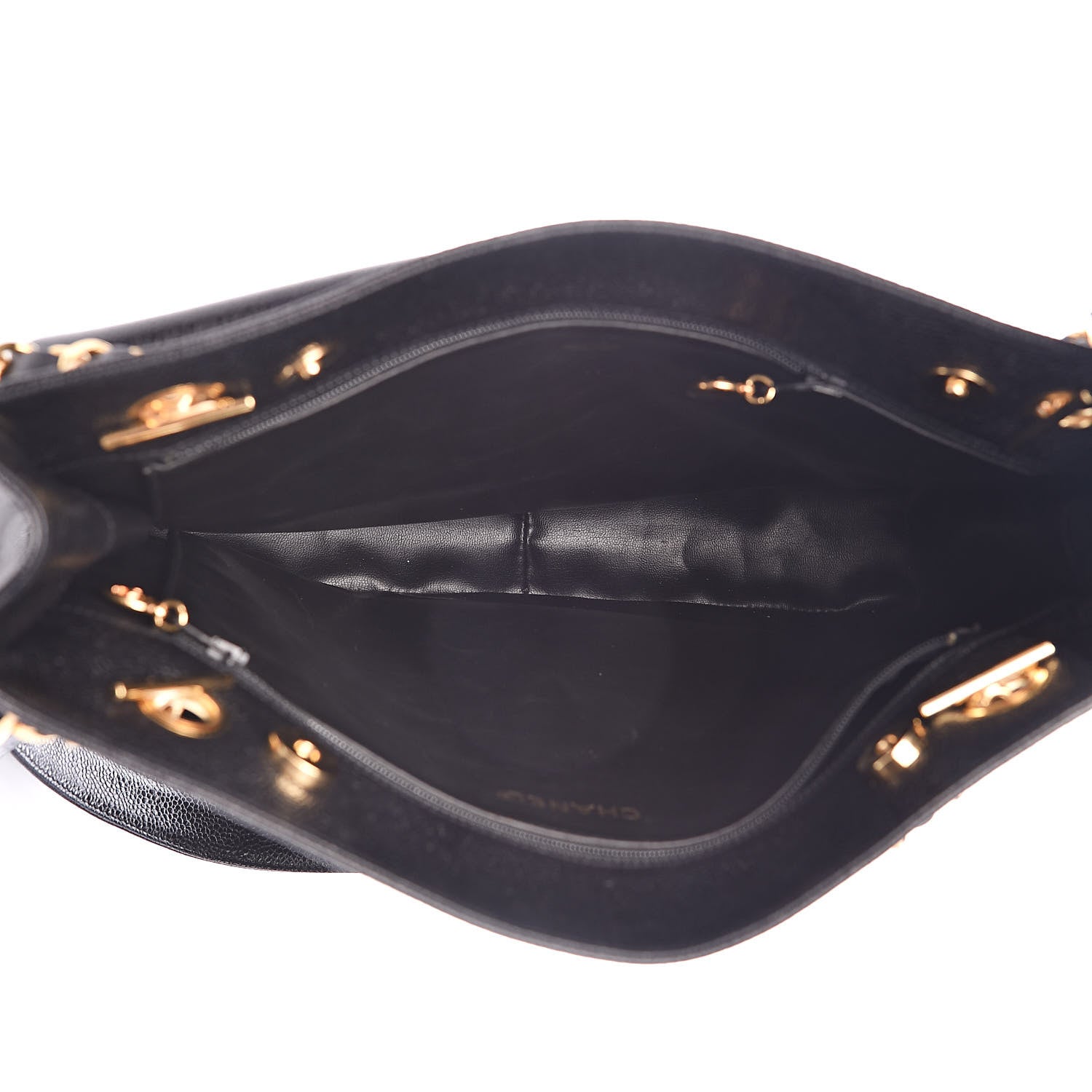 Chanel Caviar CC Shoulder Bag Black 5 of 11