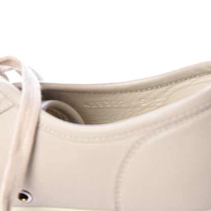 Gucci Calfskin Miro Soft Mens Lace Up Sneakers 5.5 Mystic White 10 of 12