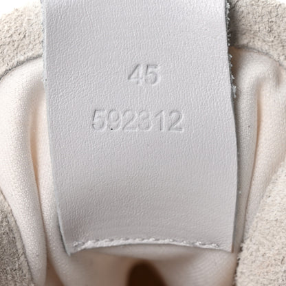 Loewe Nylon Suede Mens Flow Retro Runner Sneakers 45 White 9 of 9