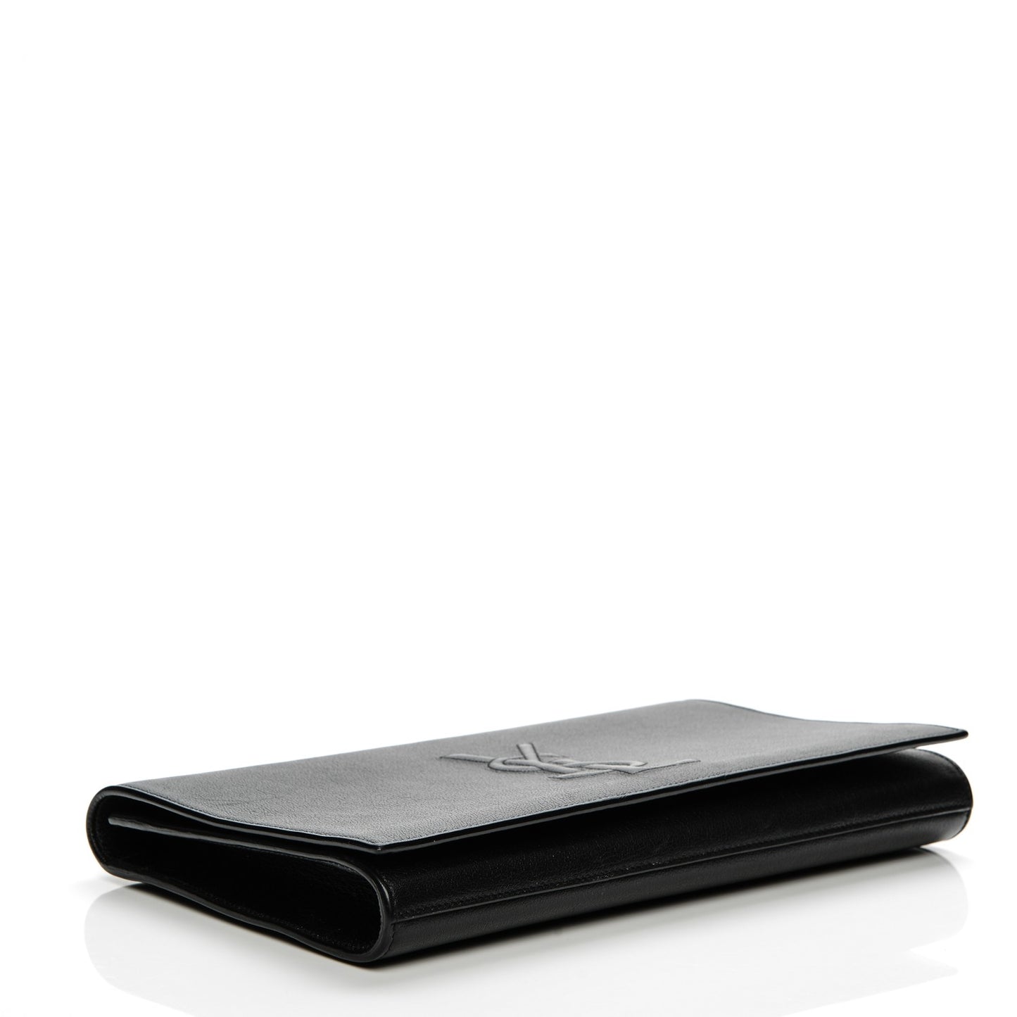 Goatskin Monogram Large Belle De Jour Clutch Black