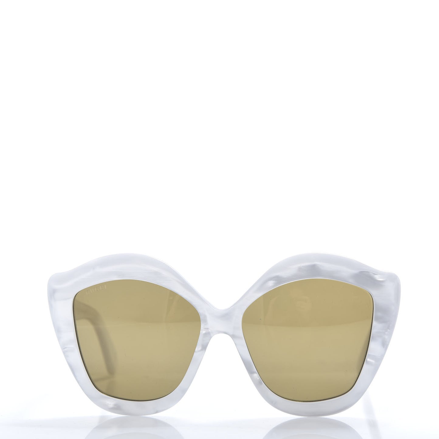 Acetate Cat Eye GG0117S Sunglasses White