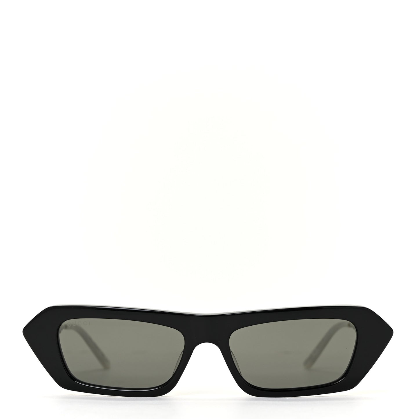 Acetate Crystal Embellished Rectangle Sunglasses GG0642S Black Gold