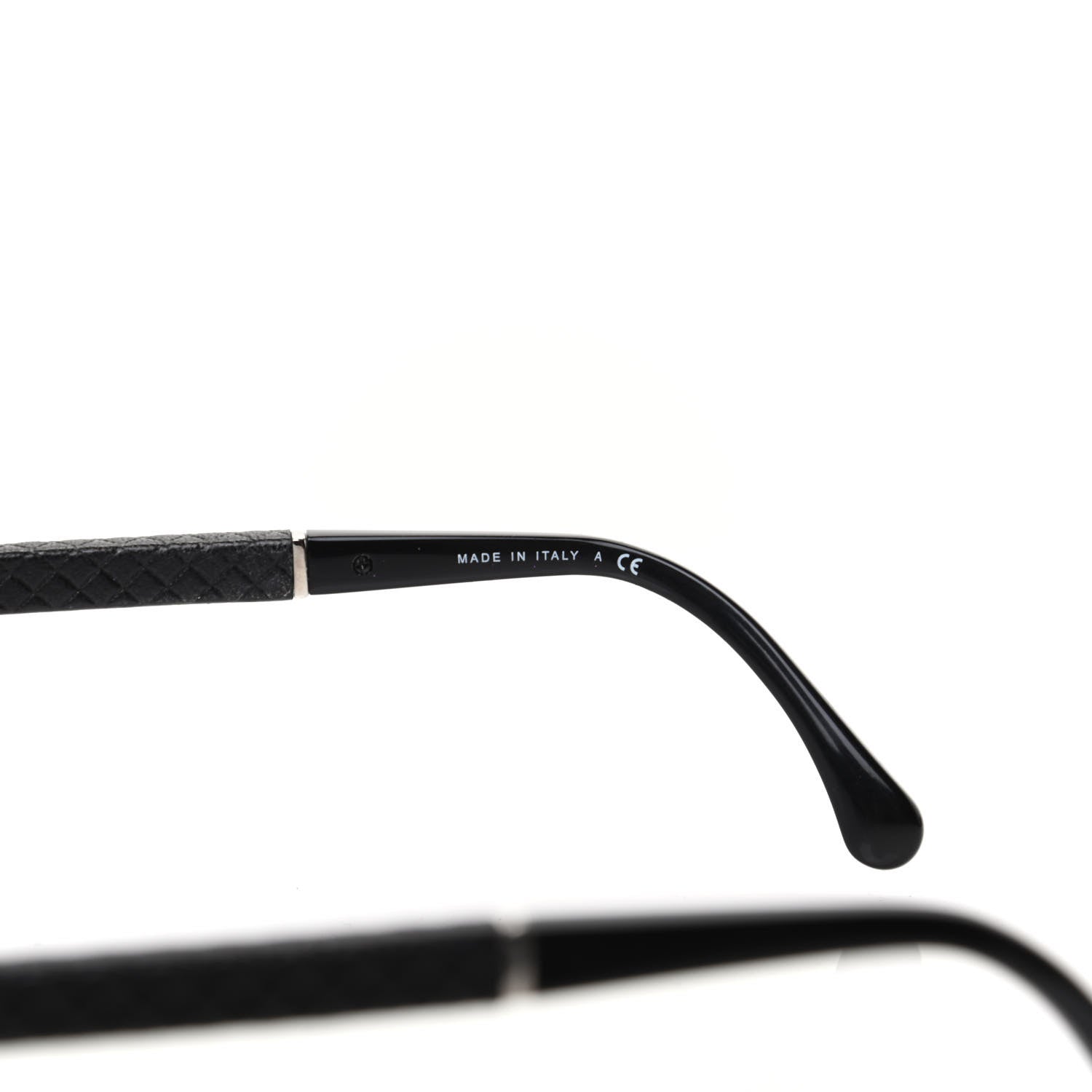 Chanel Lambskin Quilted CC Aviator Sunglasses 4195-Q Black 6 of 8