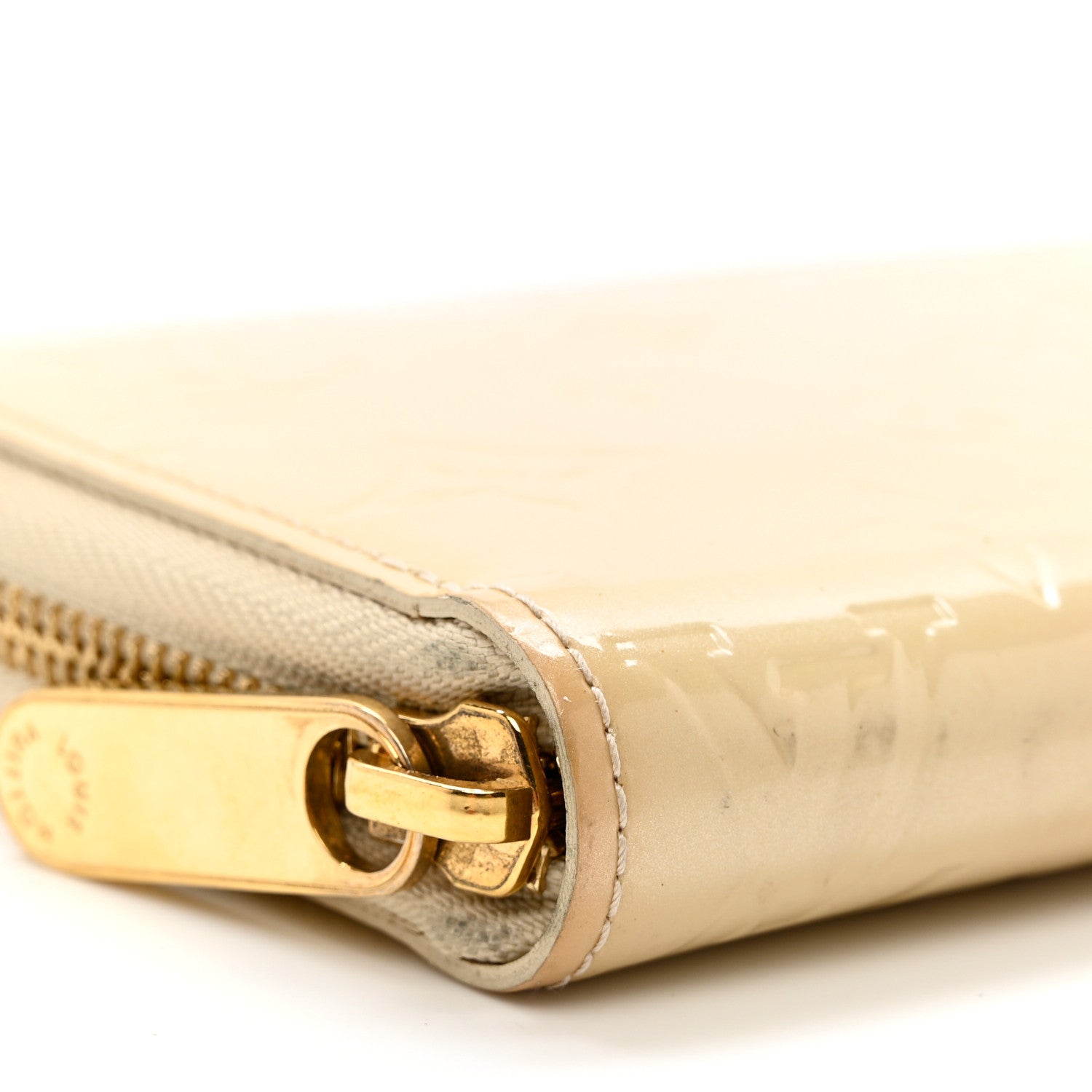 Louis Vuitton Vernis Zippy Wallet Blanc Corail 7 of 10