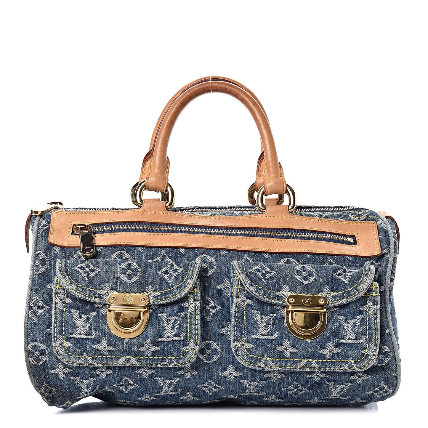 Monogram Denim Neo Speedy Blue