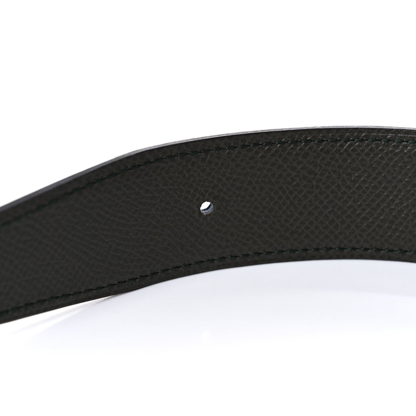 Epsom 32mm Belt Strap 85 Bleu Indigo Vert Gris