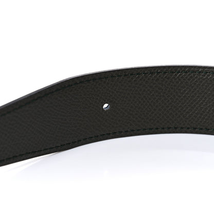 Hermes Epsom 32mm Belt Strap 85 Bleu Indigo Vert Gris 5 of 6