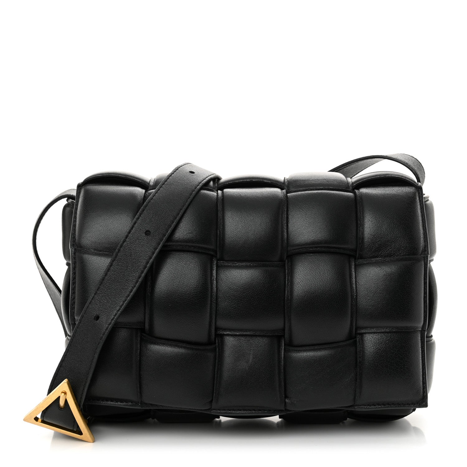 Bottega Veneta Nappa Maxi Intreccio Padded Cassette Crossbody Bag Black 1 of 14
