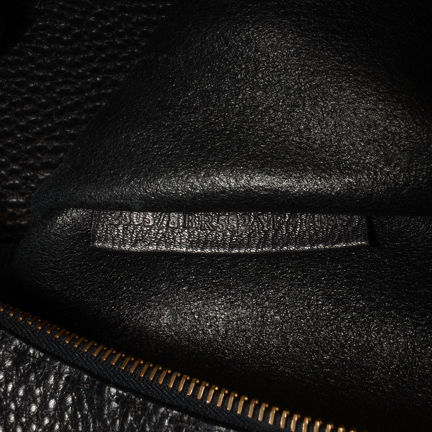 Fendi Calfskin Romano Selleria Shoulder Bag Black 7 of 7