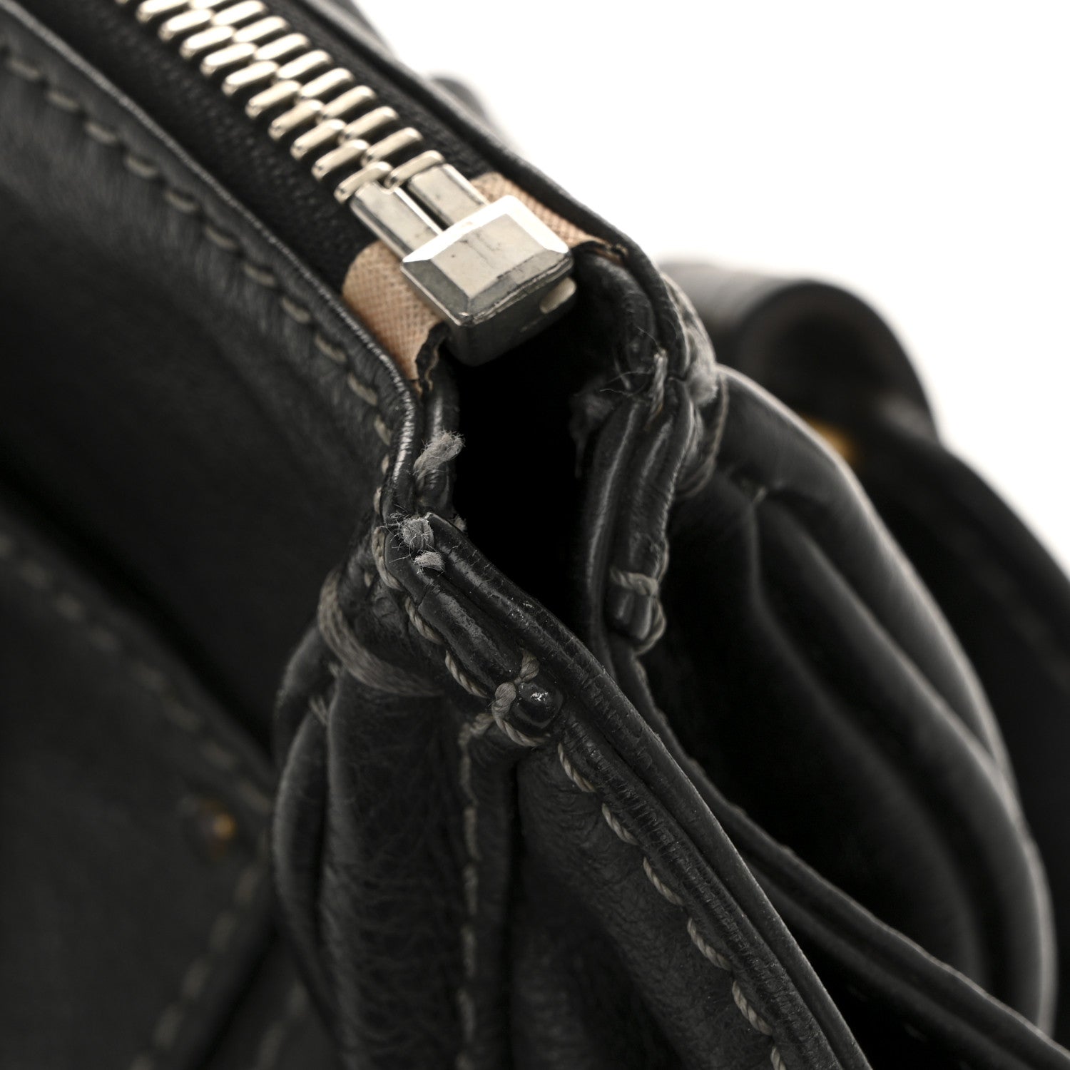 Chloe Grained Calfskin Paddington Tote Black 14 of 14