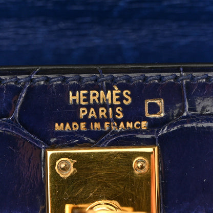 Hermes Shiny Alligator Mini Kelly Sellier 20 Amethyste 6 of 14