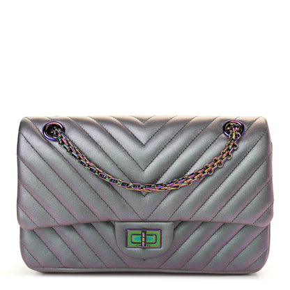 Chanel Iridescent Lambskin Chevron Quilted 2.55 Reissue 225 Flap Light Purple 1 of 12