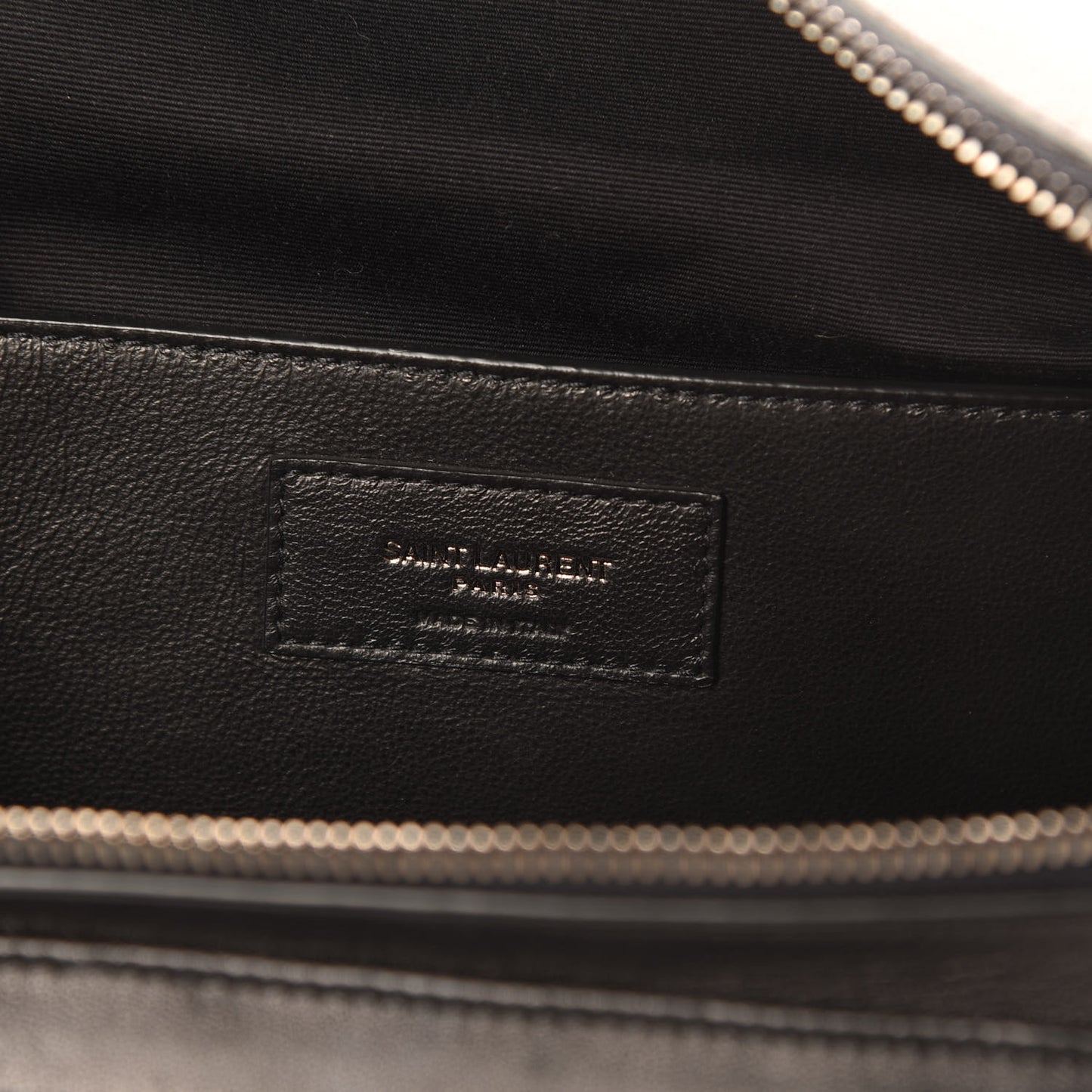 Lambskin Subway Belt Bag Black