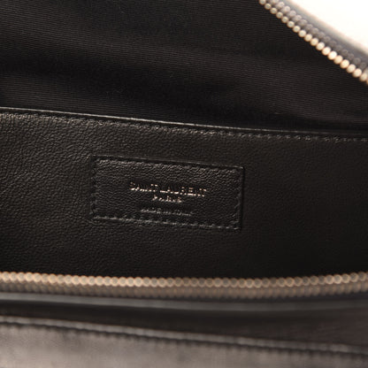 Saint Laurent Lambskin Subway Belt Bag Black 6 of 13