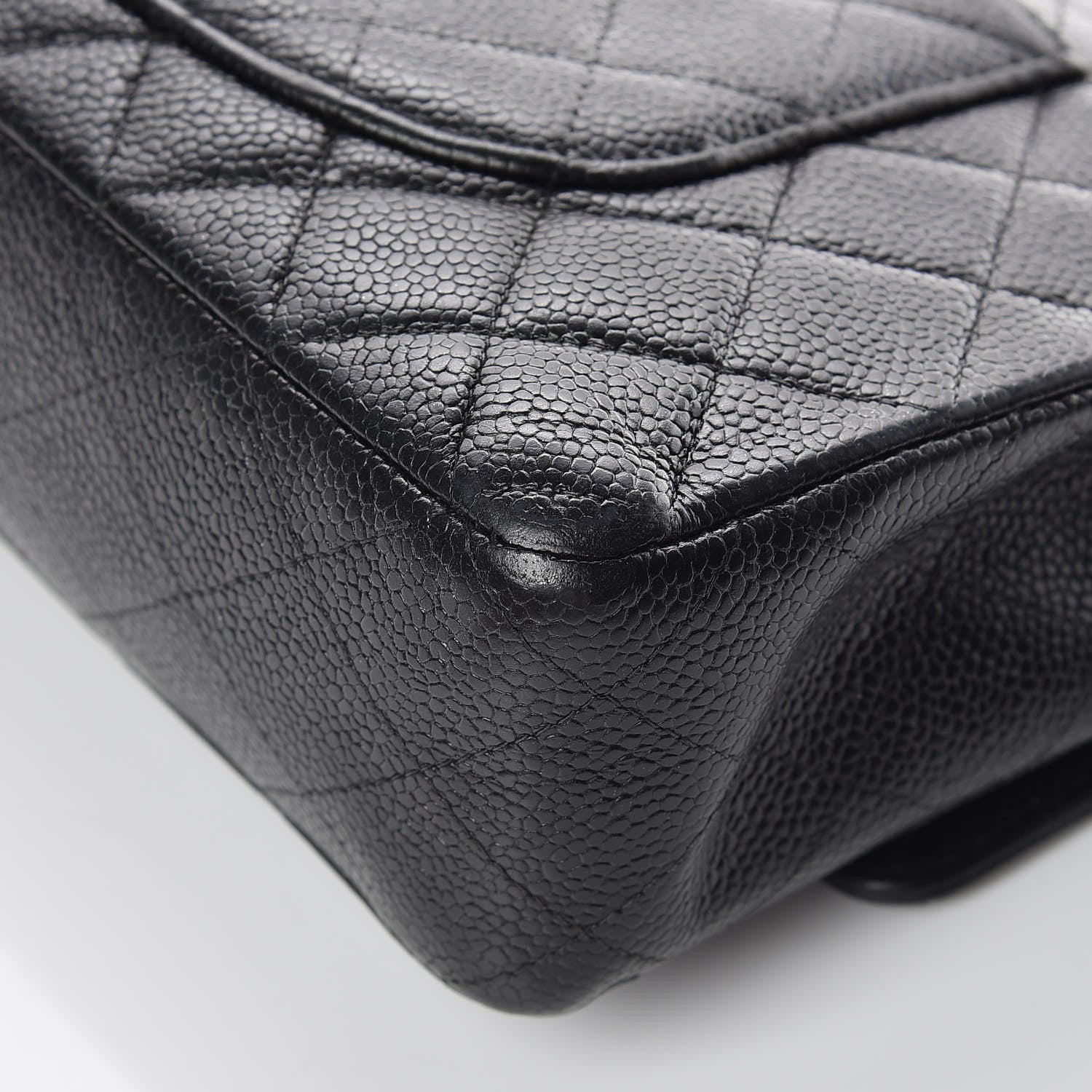 Chanel Caviar Quilted Medium Double Flap Black 18 of 19