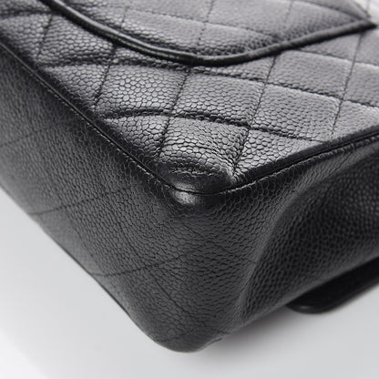 Chanel Caviar Quilted Medium Double Flap Black 18 of 19