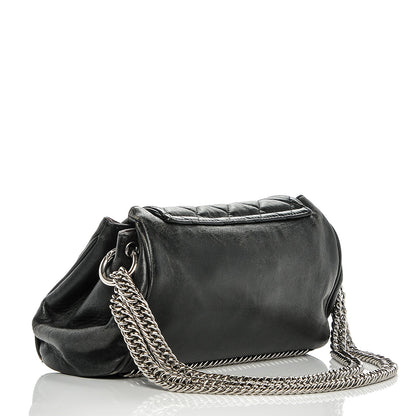 Chanel Lambskin Quilted Accordion Flap Black 3 of 9