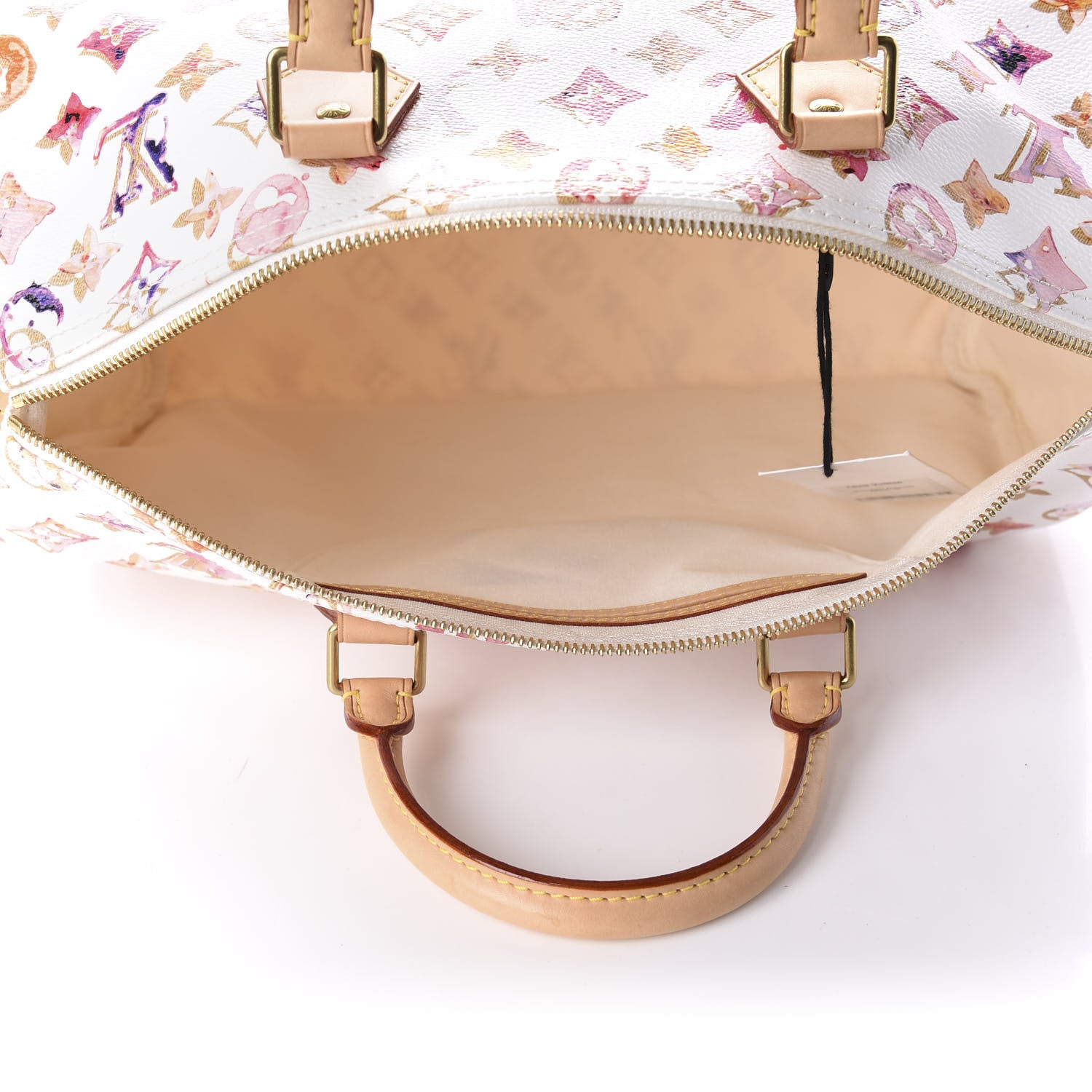 Louis Vuitton Watercolor Aquarelle Speedy 35 White 5 of 10