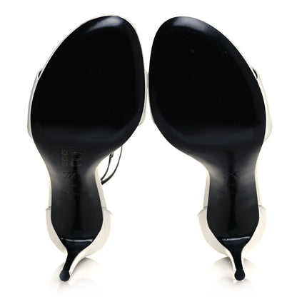 Louis Vuitton Calfskin Call Back Sandals 40 White 5 of 9
