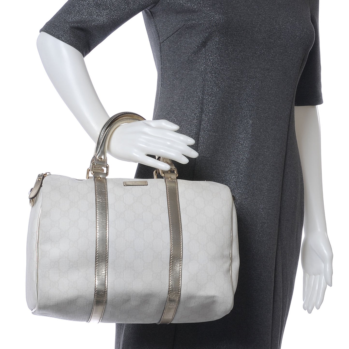 Monogram Medium Joy Boston Metallic