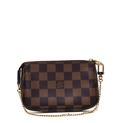Louis Vuitton Damier Ebene Mini Pochette Accessories 1 of 9