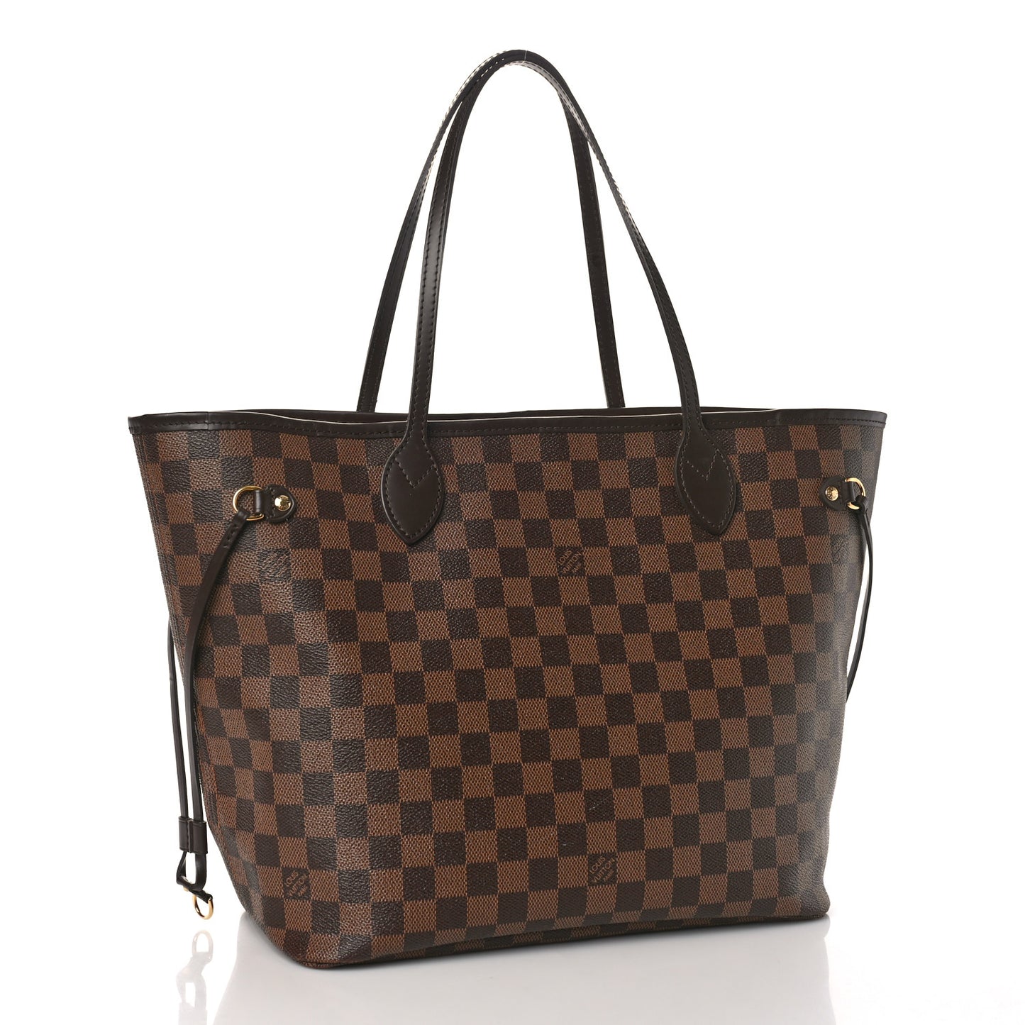 Damier Ebene Neo Neverfull MM Rose Ballerine