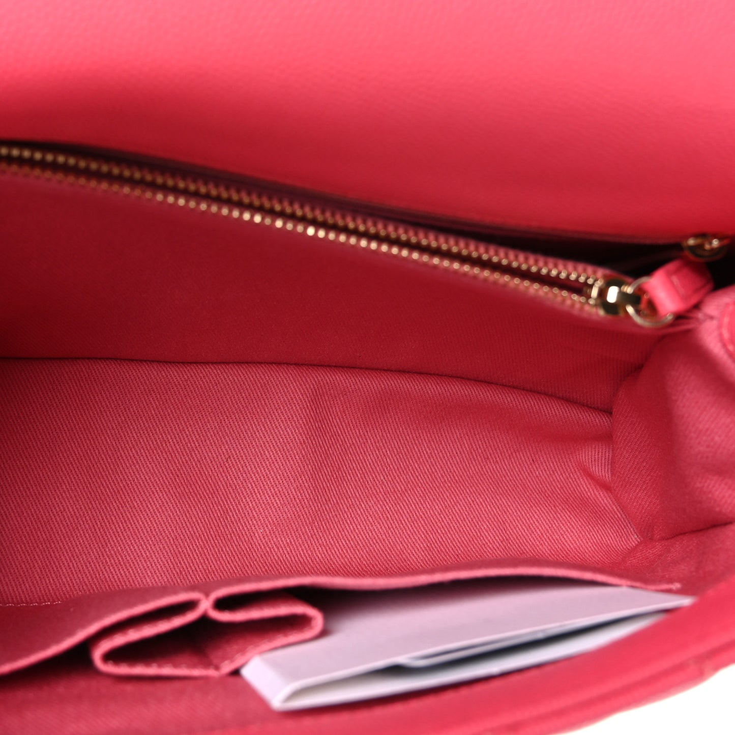Caviar Quilted Small Coco Handle Flap Pink