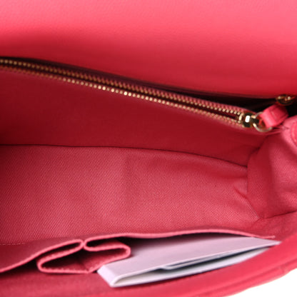 Chanel Caviar Quilted Small Coco Handle Flap Pink 5 of 10