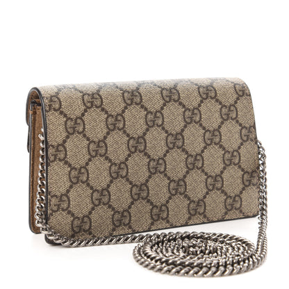 Gucci GG Supreme Monogram Super Mini Dionysus Shoulder Bag Taupe 3 of 10