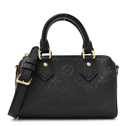 Louis Vuitton Empreinte Monogram Nano Speedy Black 1 of 9