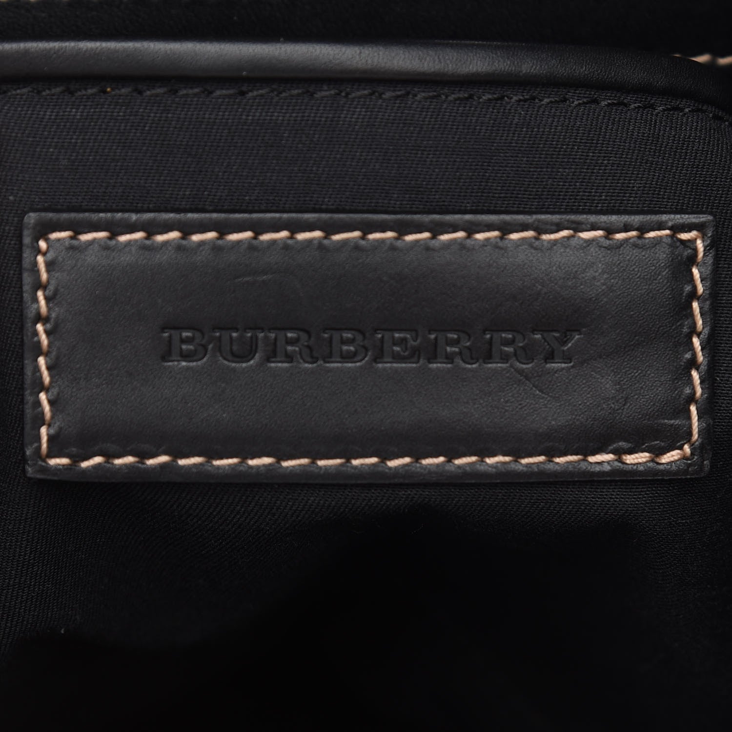 Burberry Nylon Vintage Check Medium Rucksack Backpack Antique Yellow 6 of 8