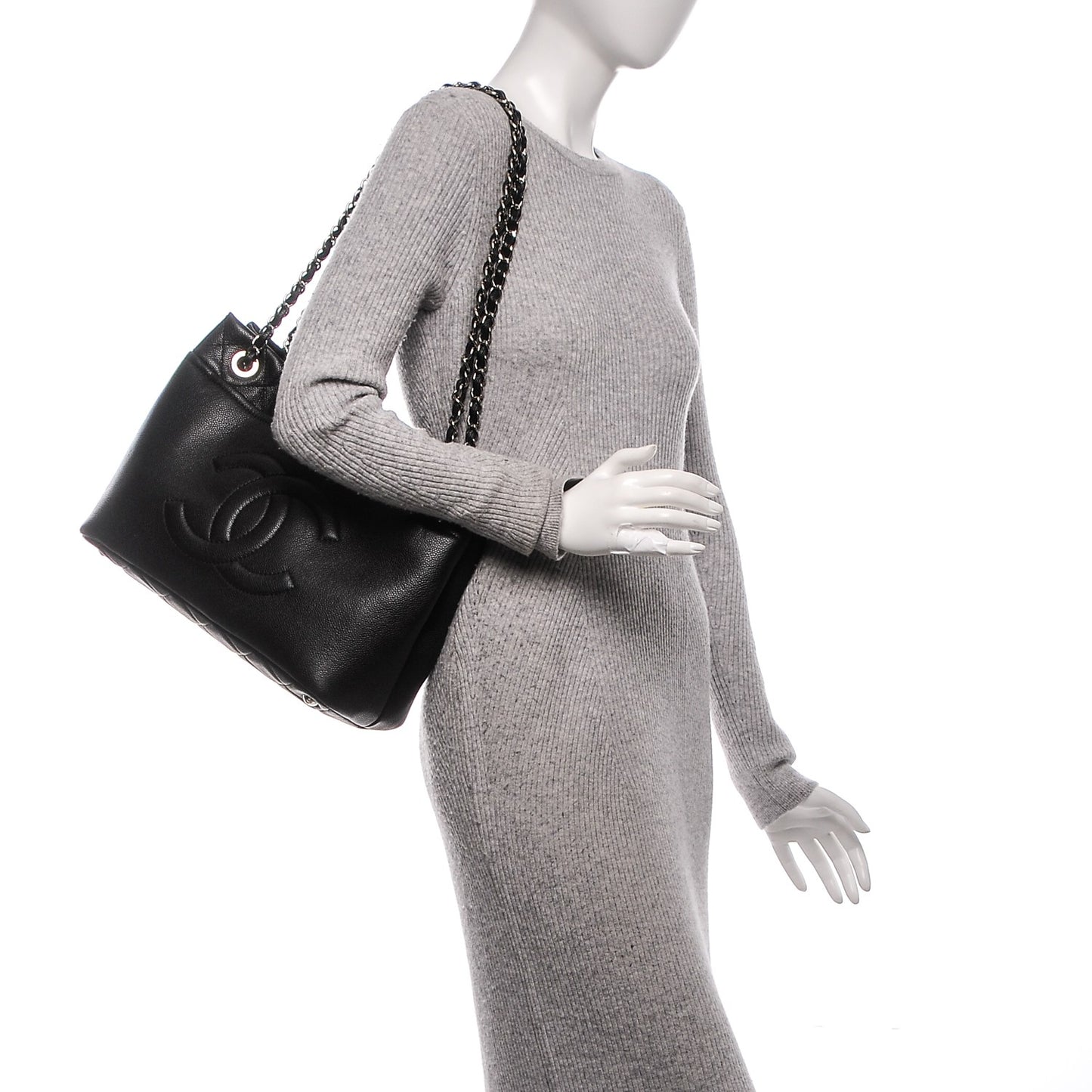 Caviar Timeless CC Soft Tote Black