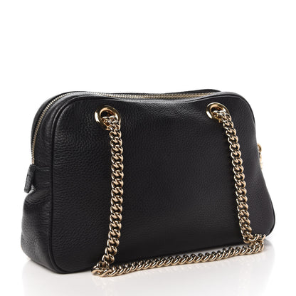Gucci Pebbled Calfskin Small Soho Bowler Black 3 of 10
