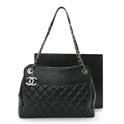 Chanel Lambskin Quilted Chanel 7 Tote Black 21 of 21