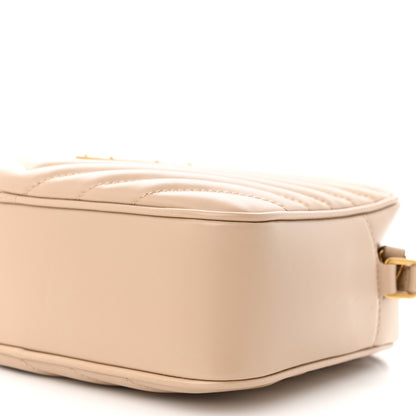 Saint Laurent Calfskin Matelasse Monogram Lou Camera Bag Dark Beige 10 of 10