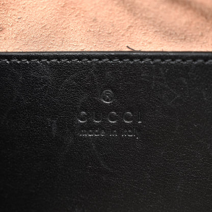 Gucci Calfskin Matelasse Aria Small GG Marmont Chain Shoulder Bag Black 6 of 11